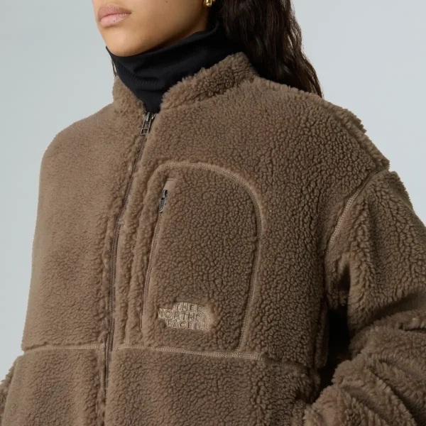 THE NORTH FACE - פליס נשים עבה עם רוכסן מלא EXTREME PILE – TA88ZBBOW – mocha-brown – 4