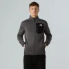 THE NORTH FACE - פליס גברים עם רוכסן מלא CREST – TA897CWUO – anthracite-grey-tnf-black – 1