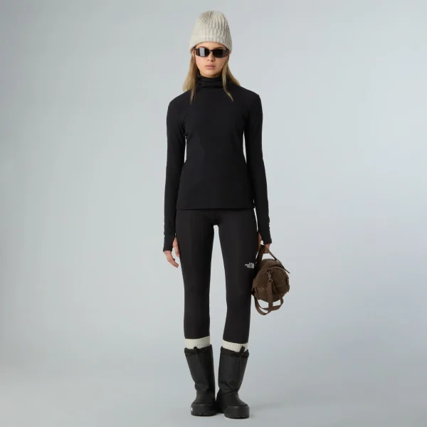 THE NORTH FACE - חולצת גולף עם שרוולים ארוכים ארוכה לנשים TURTLENECK – TA89C2JK3 – tnf-black – 1