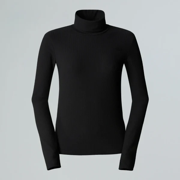 THE NORTH FACE - חולצת גולף עם שרוולים ארוכים ארוכה לנשים TURTLENECK – TA89C2JK3 – tnf-black – 6