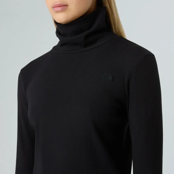 THE NORTH FACE - חולצת גולף עם שרוולים ארוכים ארוכה לנשים TURTLENECK – TA89C2JK3 – tnf-black – 3