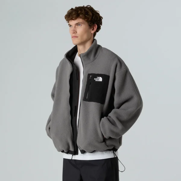 THE NORTH FACE - ג'קט פליס גברים דו צדדי  YUMIORI – TA89GTWOO – tnf-black-smoked-pearl – 4