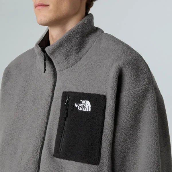 THE NORTH FACE - ג'קט פליס גברים דו צדדי  YUMIORI – TA89GTWOO – tnf-black-smoked-pearl – 5