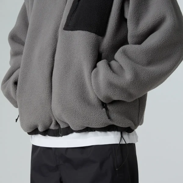 THE NORTH FACE - ג'קט פליס גברים דו צדדי  YUMIORI – TA89GTWOO – tnf-black-smoked-pearl – 6