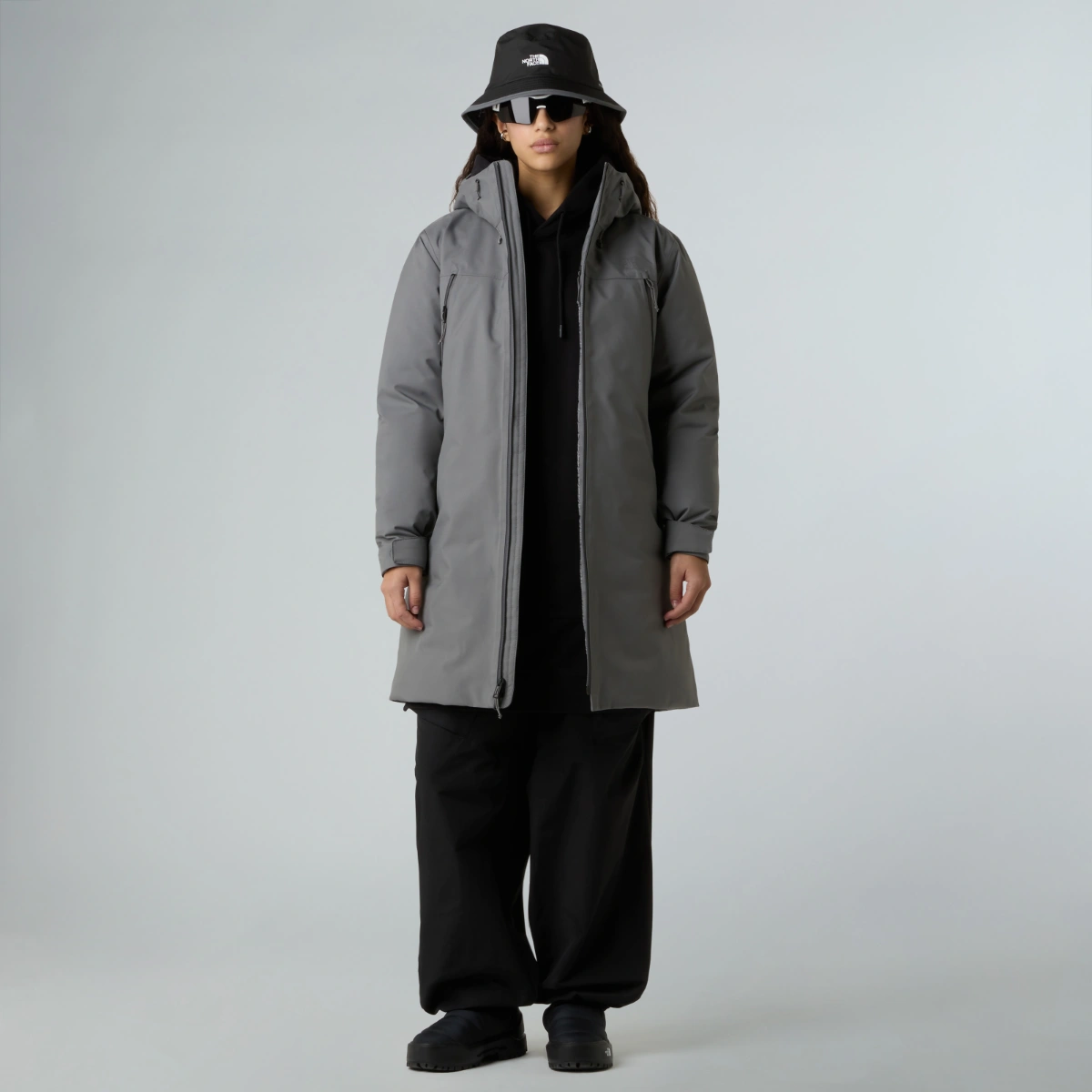 THE NORTH FACE - ג'קט פוך פארקה נשים TNF RANGE – TA89VN0UZ – smoked-pearl – 1