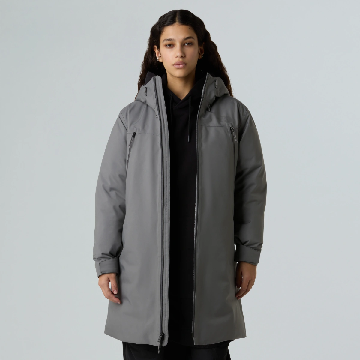 THE NORTH FACE - ג'קט פוך פארקה נשים TNF RANGE – TA89VN0UZ – smoked-pearl – 3