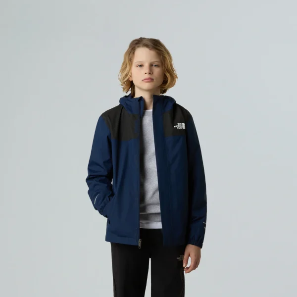 THE NORTH FACE - מעיל עמיד במים לילדים ANTORA – TA8A488K2 – summit-navy – 3