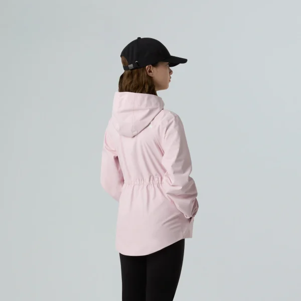 THE NORTH FACE - מעיל עמיד במים לילדות ANTORA – TA8A49BP6 – pale-blossom – 2