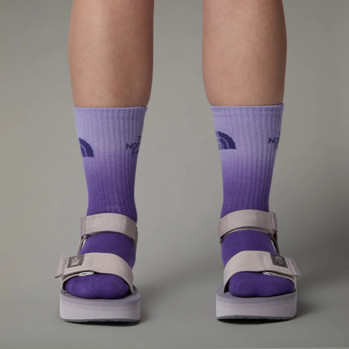 THE NORTH FACE - סנדלי נשים עם פלטפורמה SKEENA PLATFORM SANDALS – TA8AE775Q – moonstone-grey-smoked-pl – 3