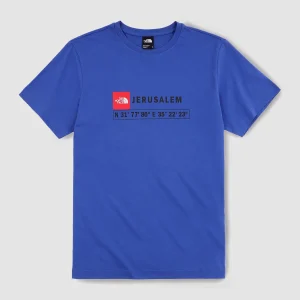 חולצת טי קצרה גברים JERUSALEM