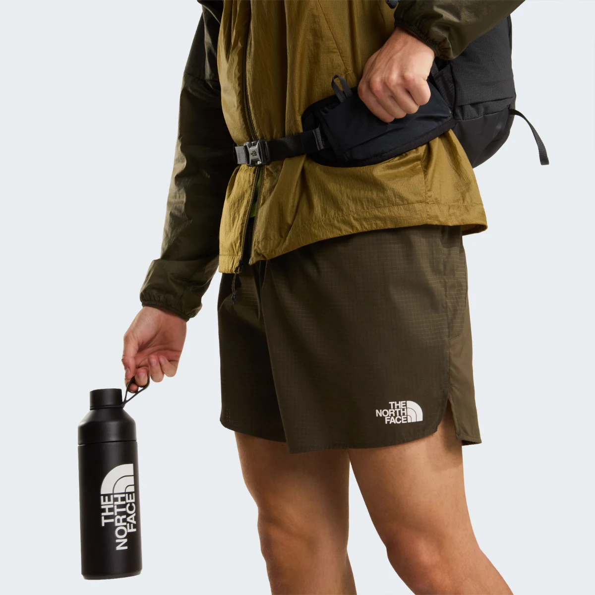 THE NORTH FACE - מכנסיים קצרים גברים SUNRISER "5 – TA8BBT21L – new-taupe-green – 8