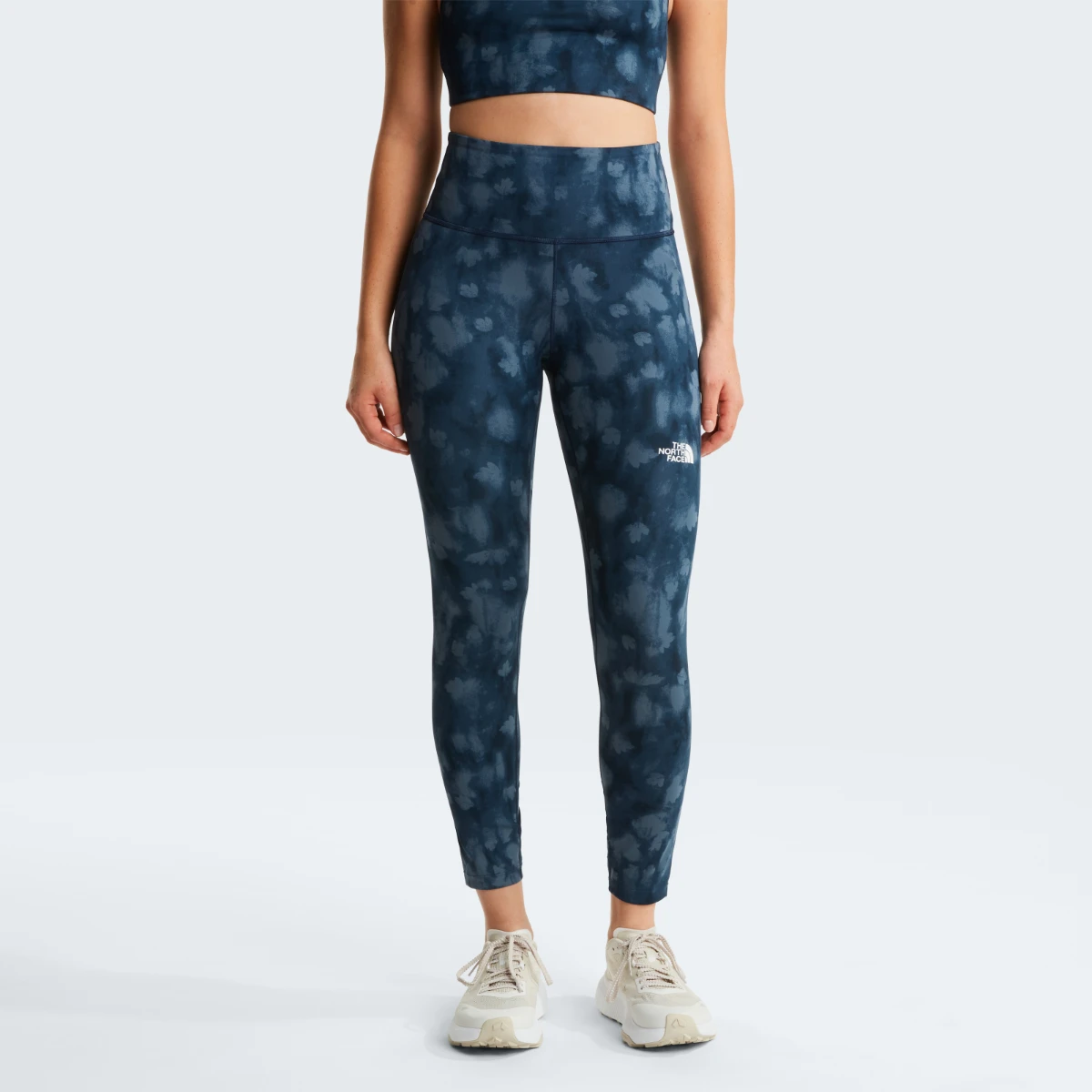 THE NORTH FACE - מכנסי טייץ נשים FLEX GRAPHIC LEGGINGS – TA8BQSJZ9 – summit-navy-diffused-nature-print – 1