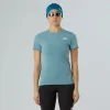 THE NORTH FACE - חולצת טי קצרה נשים LIGHTNING ALPINE – TA8BT5426 – shallow-blue – 1