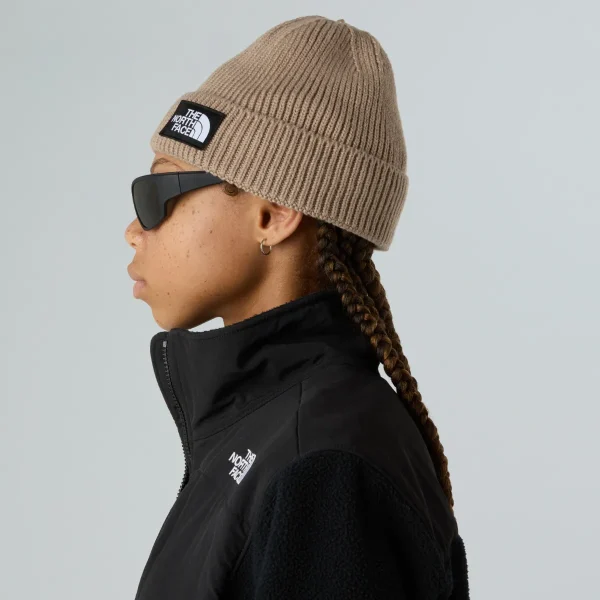 THE NORTH FACE - כובע גרב TNF LOGO BOX CUFFED – TA8CHEBOX – mushroom-grey – 3