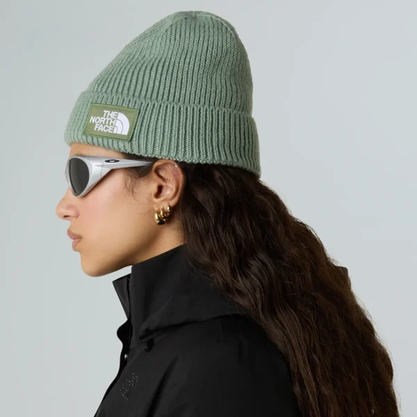 THE NORTH FACE - כובע גרב TNF LOGO BOX CUFFED – TA8CHED5M – slate-moss-bark-mist – 3