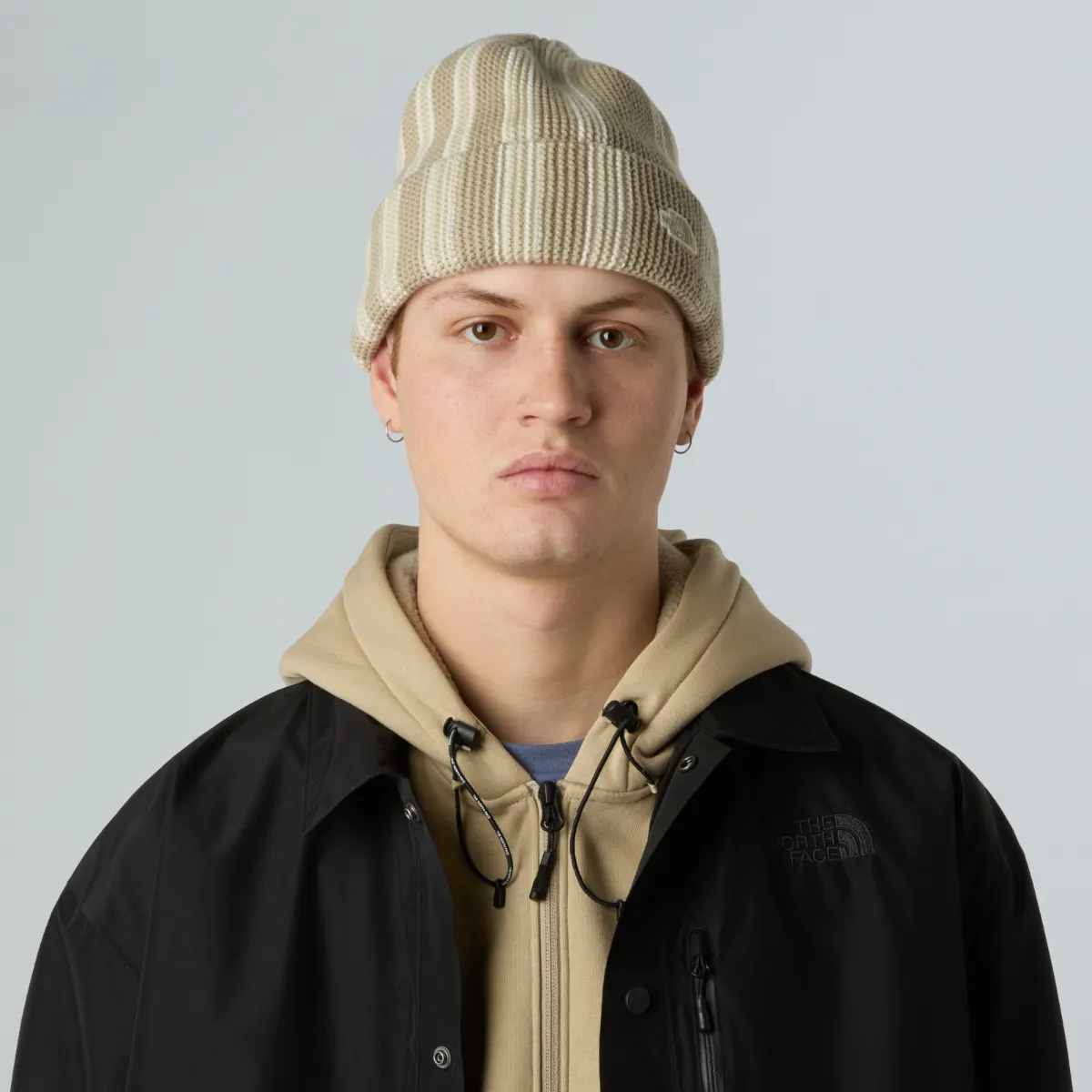THE NORTH FACE - כובע גרב URBAN EXPLORE – TA8CHKFG0 – flax-linen-vintage-white – 1
