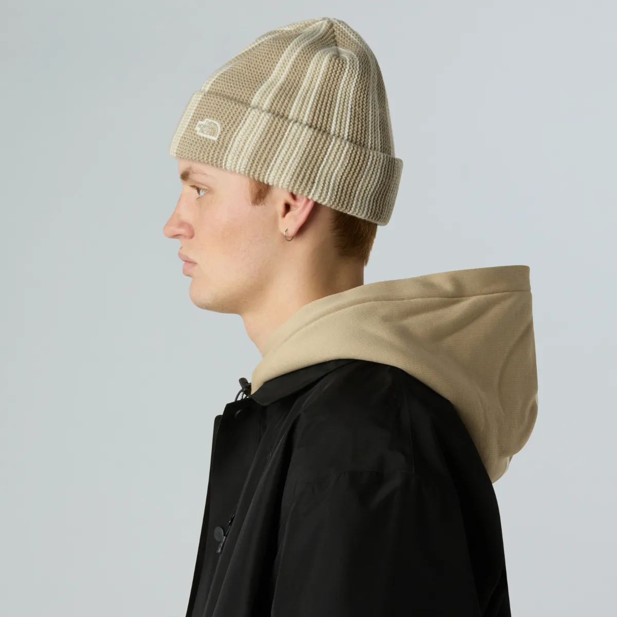 THE NORTH FACE - כובע גרב URBAN EXPLORE – TA8CHKFG0 – flax-linen-vintage-white – 3