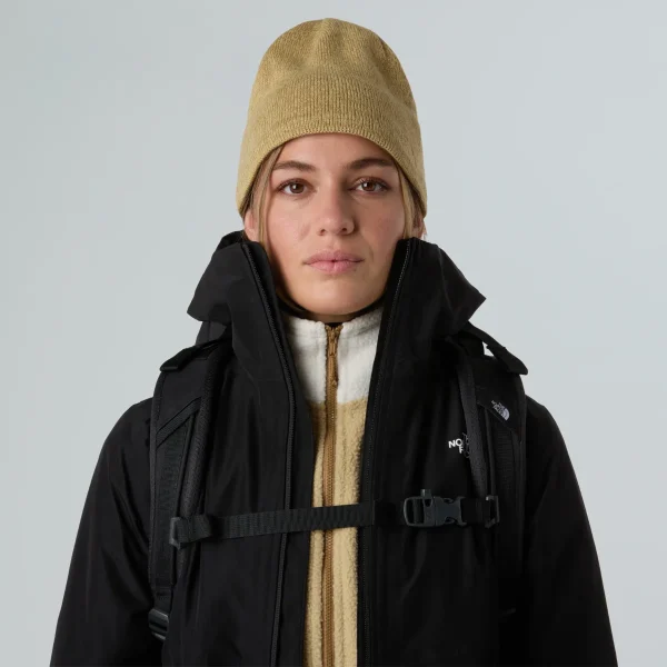 THE NORTH FACE - כובע גרב JIM – TA8CQ2N48 – khaki-stone-heather – 1