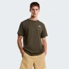THE NORTH FACE - חולצת טי קצרה גברים EVOLUTION SIMPLE DOME – TA8CZ221L – new-taupe-green – 1