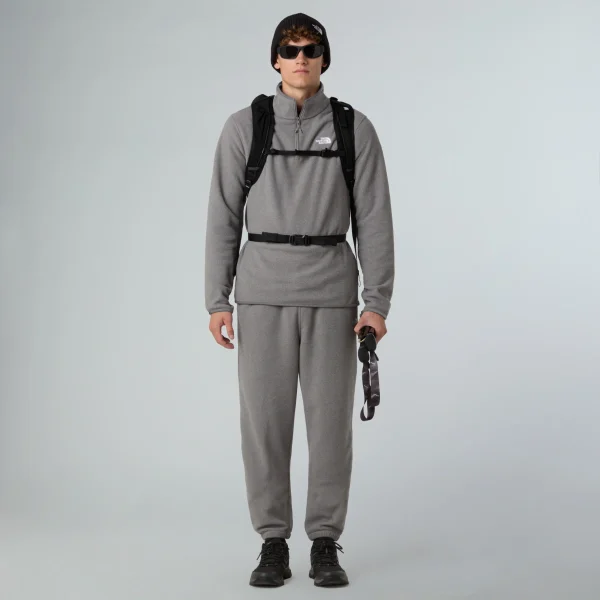 THE NORTH FACE - פליס גברים רבע רוכסן  GLACIER 1/4 ZIP – TA8D0QCQI – tnf-mid-grey-heather – 1