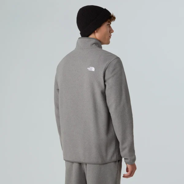 THE NORTH FACE - פליס גברים רבע רוכסן  GLACIER 1/4 ZIP – TA8D0QCQI – tnf-mid-grey-heather – 2