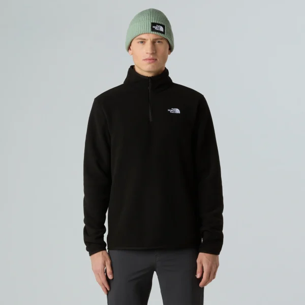 THE NORTH FACE - פליס גברים רבע רוכסן  GLACIER 1/4 ZIP – TA8D0QJK3 – tnf-black – 1