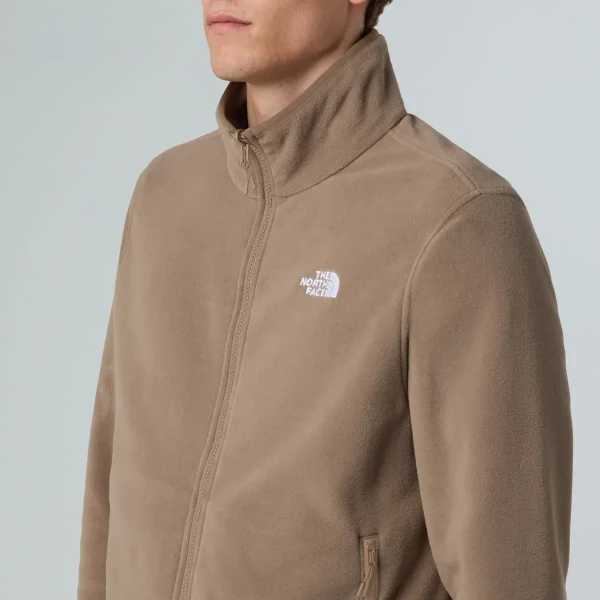 THE NORTH FACE - פליס גברים רוכסן מלא GLACIER FULL-ZIP – TA8D0RBOW – mocha-brown – 5
