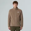THE NORTH FACE - פליס גברים רוכסן מלא GLACIER FULL-ZIP – TA8D0RBOW – mocha-brown – 1