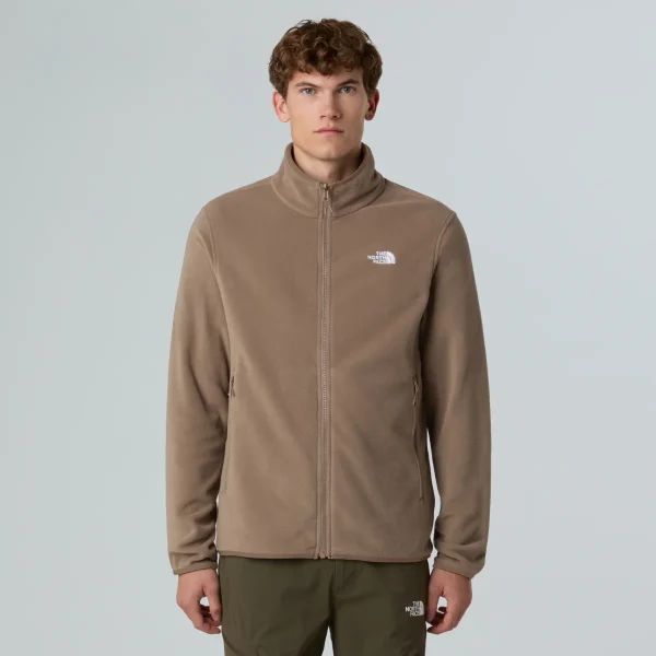 THE NORTH FACE - פליס גברים רוכסן מלא GLACIER FULL-ZIP – TA8D0RBOW – mocha-brown – 1
