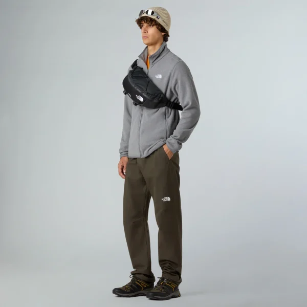 THE NORTH FACE - פליס גברים רוכסן מלא GLACIER FULL-ZIP – TA8D0RCQI – tnf-mid-grey-heather – 1