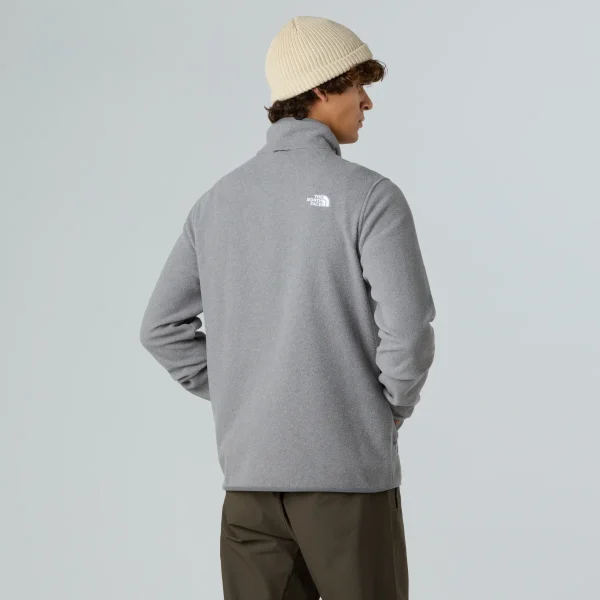 THE NORTH FACE - פליס גברים רוכסן מלא GLACIER FULL-ZIP – TA8D0RCQI – tnf-mid-grey-heather – 2