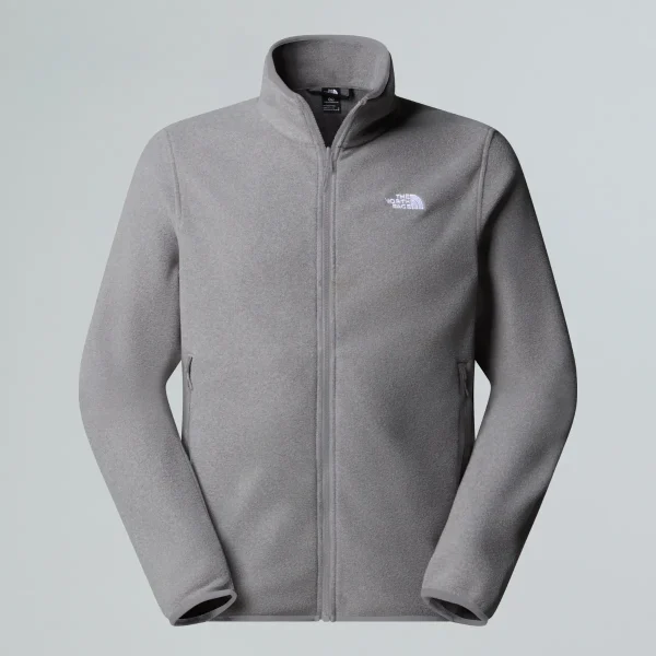 THE NORTH FACE - פליס גברים רוכסן מלא GLACIER FULL-ZIP – TA8D0RCQI – tnf-mid-grey-heather – 7