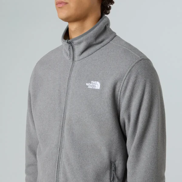 THE NORTH FACE - פליס גברים רוכסן מלא GLACIER FULL-ZIP – TA8D0RCQI – tnf-mid-grey-heather – 5