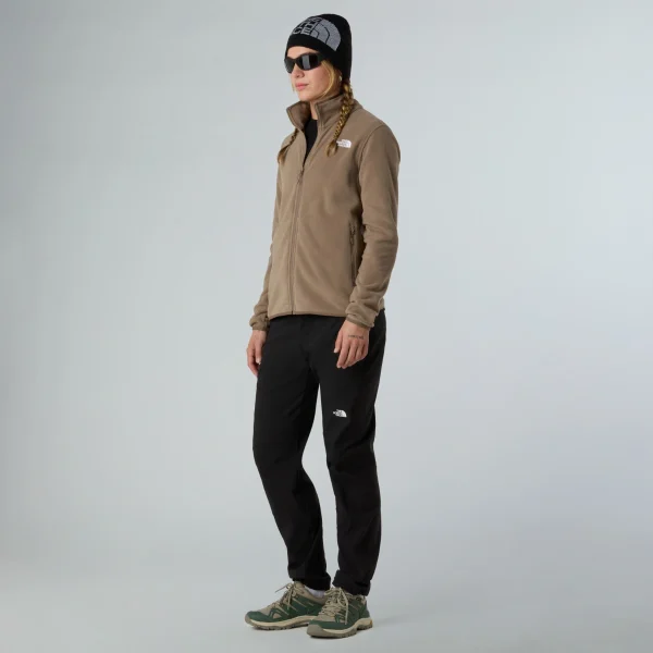 THE NORTH FACE - פליס נשים רוכסן מלא  GLACIER FULL-ZIP – TA8D2FBOW – mocha-brown – 1