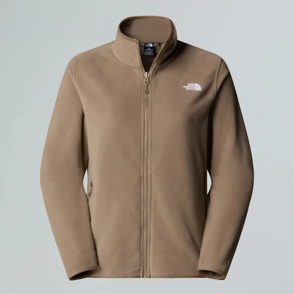 THE NORTH FACE - פליס נשים רוכסן מלא  GLACIER FULL-ZIP – TA8D2FBOW – mocha-brown – 2
