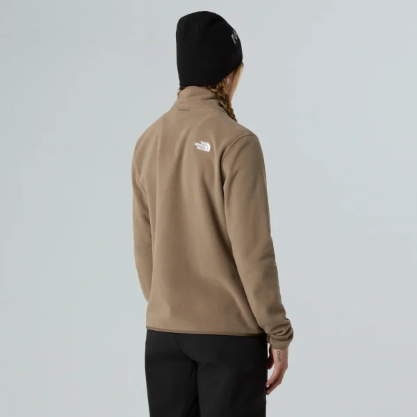 THE NORTH FACE - פליס נשים רוכסן מלא  GLACIER FULL-ZIP – TA8D2FBOW – mocha-brown – 3
