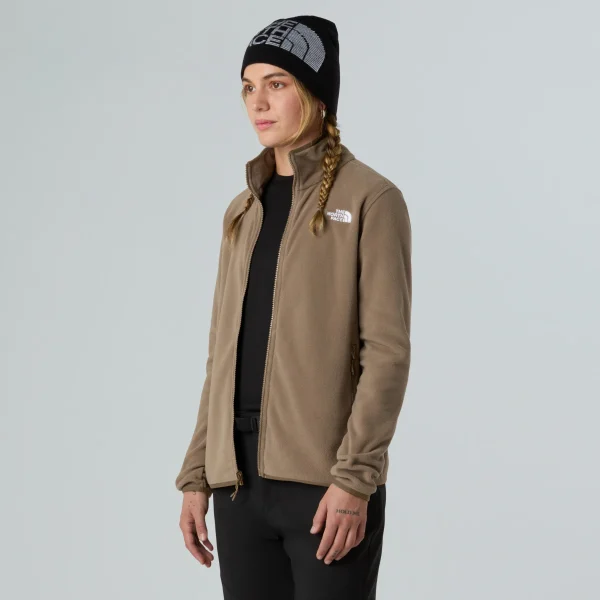 THE NORTH FACE - פליס נשים רוכסן מלא  GLACIER FULL-ZIP – TA8D2FBOW – mocha-brown – 4