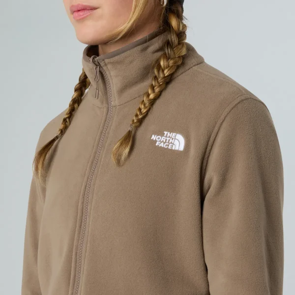 THE NORTH FACE - פליס נשים רוכסן מלא  GLACIER FULL-ZIP – TA8D2FBOW – mocha-brown – 5