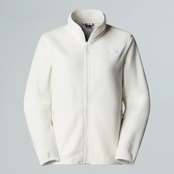 THE NORTH FACE - פליס נשים רוכסן מלא  GLACIER FULL-ZIP – TA8D2FQLI – white-dune – 7