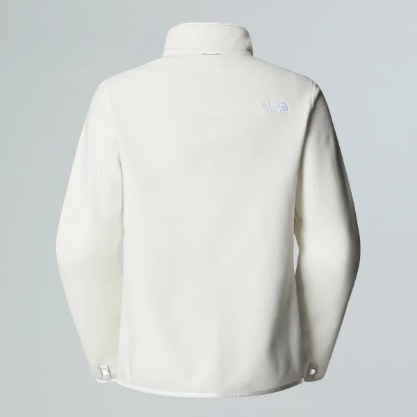 THE NORTH FACE - פליס נשים רוכסן מלא  GLACIER FULL-ZIP – TA8D2FQLI – white-dune – 2