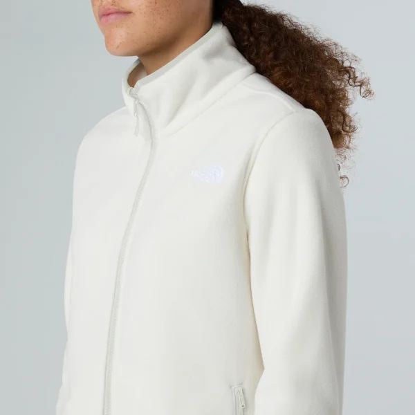 THE NORTH FACE - פליס נשים רוכסן מלא  GLACIER FULL-ZIP – TA8D2FQLI – white-dune – 5