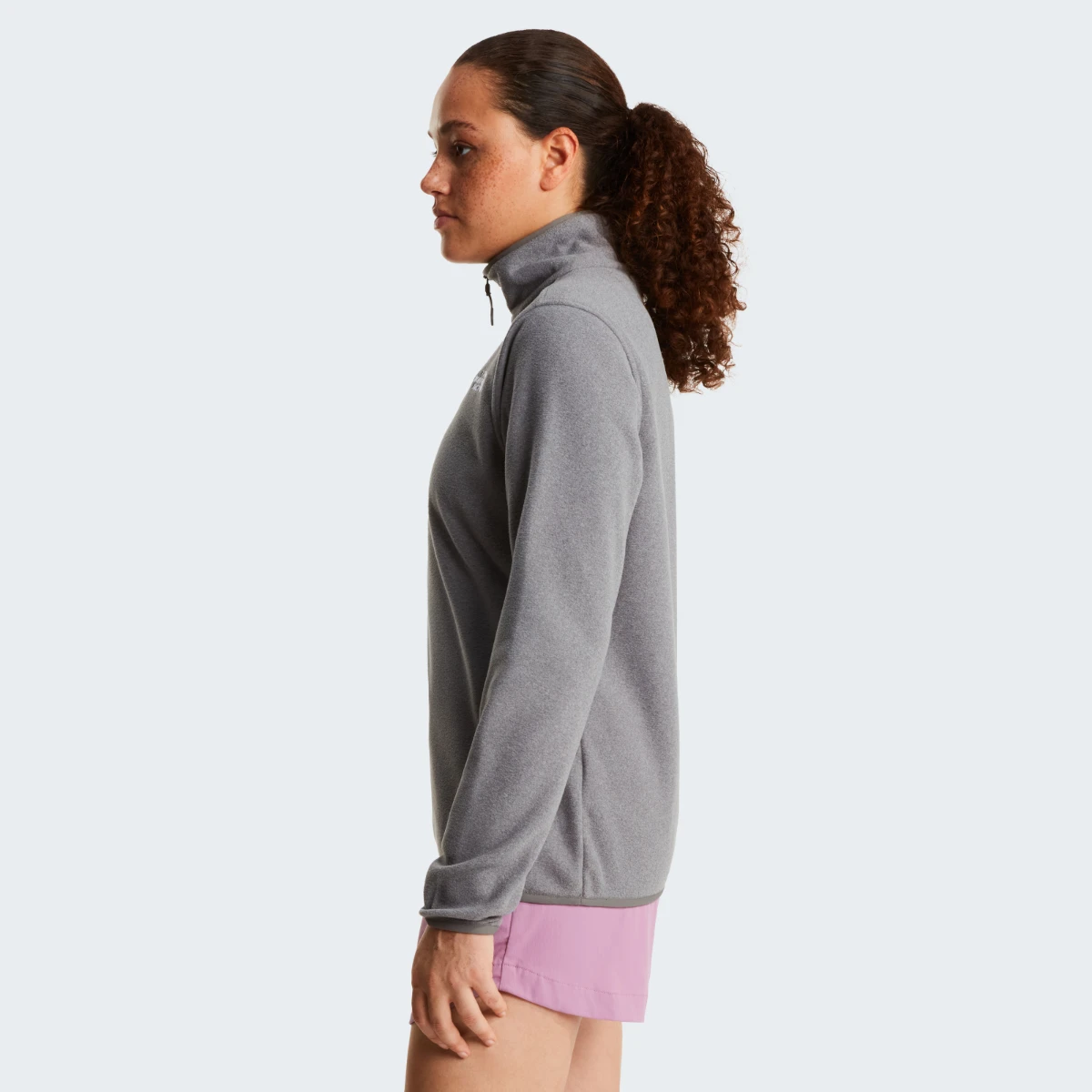 THE NORTH FACE - פליס נשים רבע רוכסן GLACIER 1/4 ZIP – TA8D2JCQI – tnf-mid-grey-heather – 2