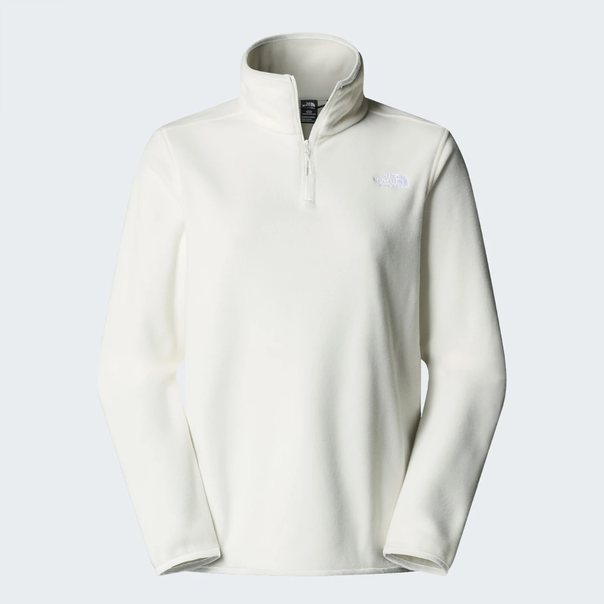 THE NORTH FACE - פליס נשים רבע רוכסן GLACIER 1/4 ZIP – TA8D2JQLI – white-dune – 6