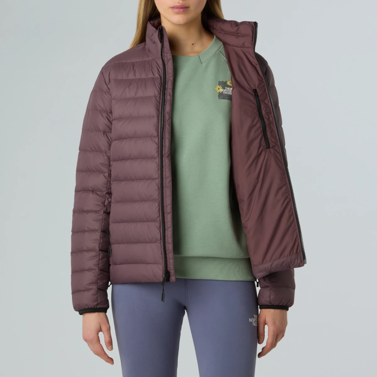THE NORTH FACE - מעיל פוך נשים CLASSIC DOWN – TA8D3FBQ7 – tawny-quartz – 7