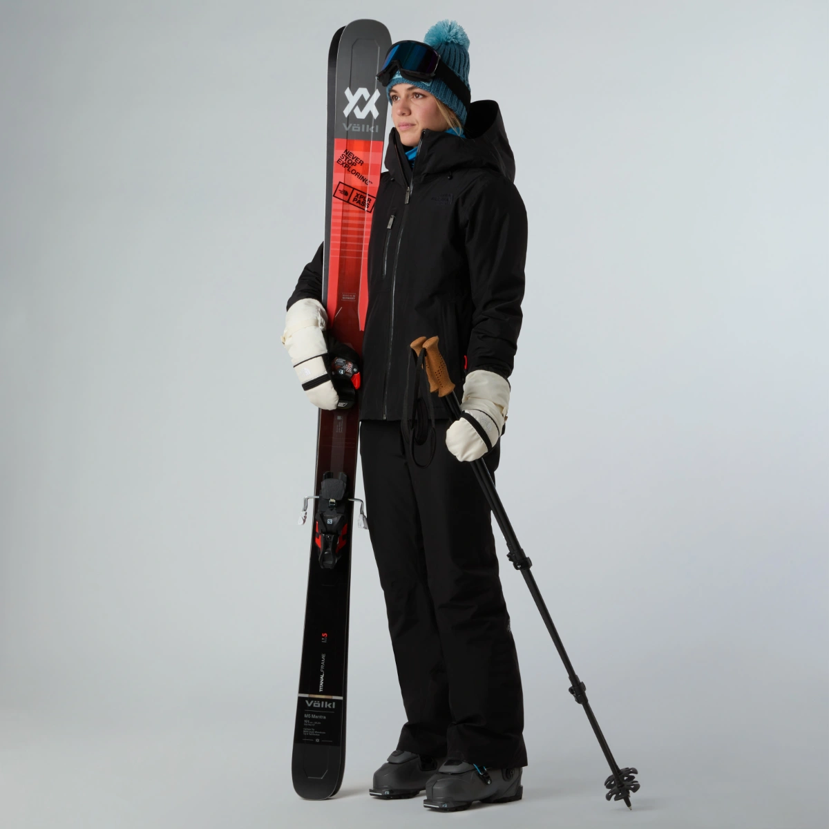 THE NORTH FACE - מכנסי סקי וסנובורד לנשים DESCENDIT – TA8DDRJK3 – tnf-black – 4