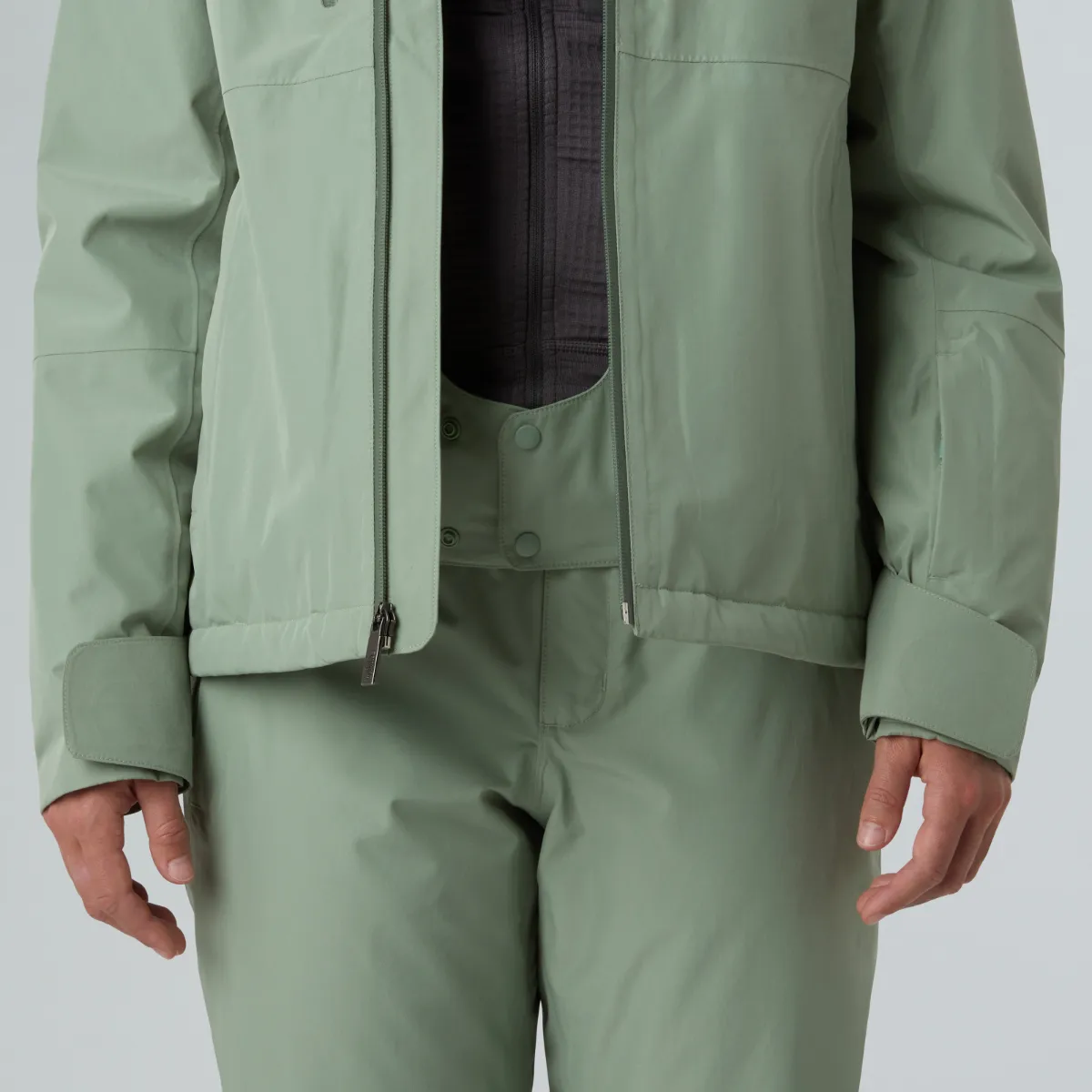 THE NORTH FACE - מעיל סקי וסנובורד לנשים DESCENDIT – TA8DDTBQ1 – slate-moss – 9