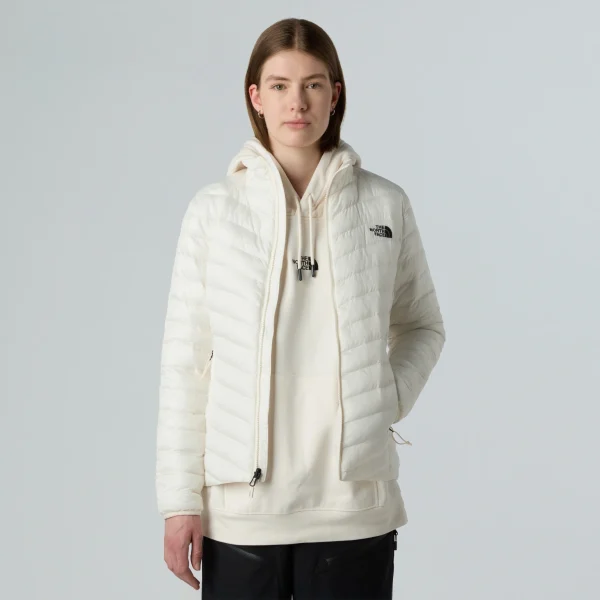 THE NORTH FACE - מעיל נשים מבודד HUILA SYNTHETIC INSULATION – TA8DW6QLI – white-dune – 4