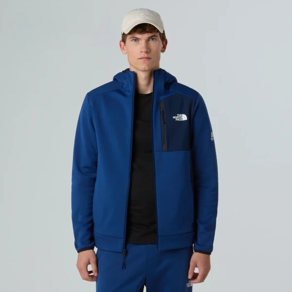 THE NORTH FACE - פליס גברים עם רוכסן מלא MOUNTAIN ATHLETICS – TA8DY78Z4 – estate-blue-summit-navy – 3