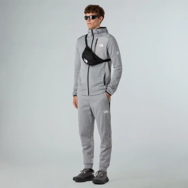 THE NORTH FACE - פליס גברים עם רוכסן מלא MOUNTAIN ATHLETICS – TA8DY7EB9 – tnf-pale-grey-heather-meld-grey – 1