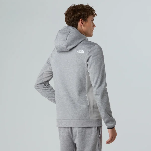 THE NORTH FACE - פליס גברים עם רוכסן מלא MOUNTAIN ATHLETICS – TA8DY7EB9 – tnf-pale-grey-heather-meld-grey – 2